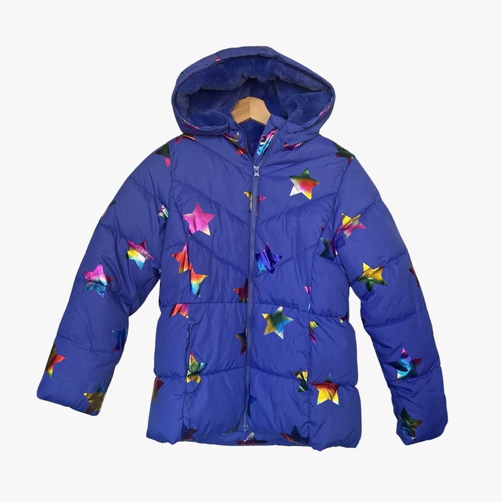 Wonder Nation Blue Star Puffer Jacket